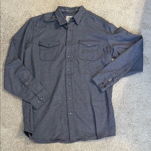 Ascend Charcoal Casual Button-Down Shirt